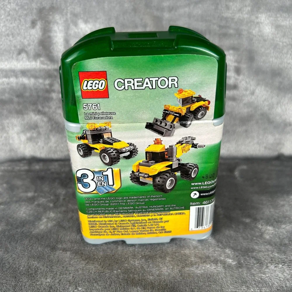LEGO Creator 3-in-1 Mini Digger 5761 Construction Vehicle Set New Sealed - Picture 3 of 8